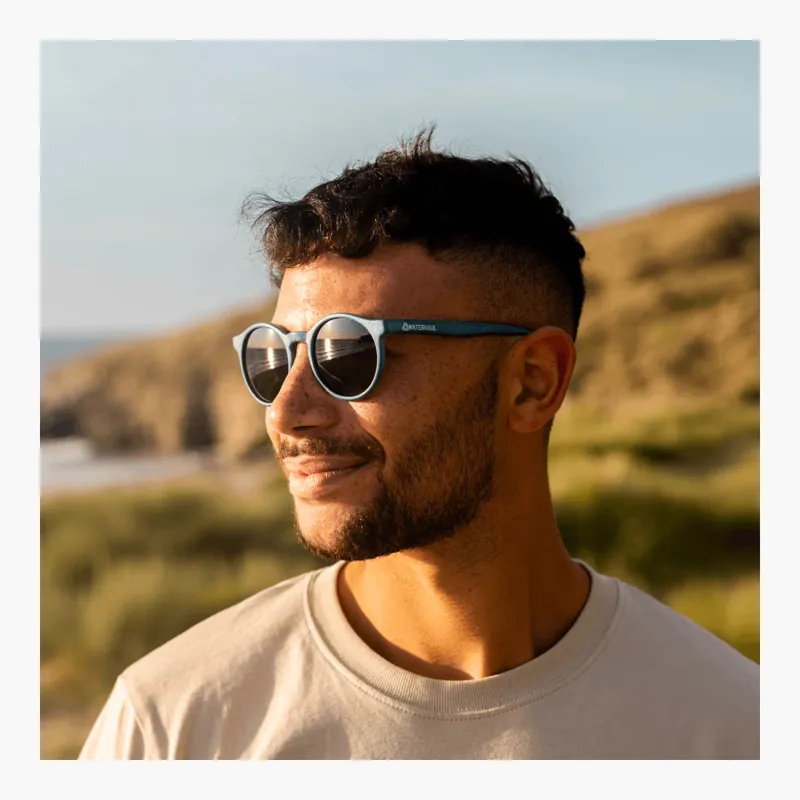 Waterhaul Harlyn Navy Sunglasses Grey -4